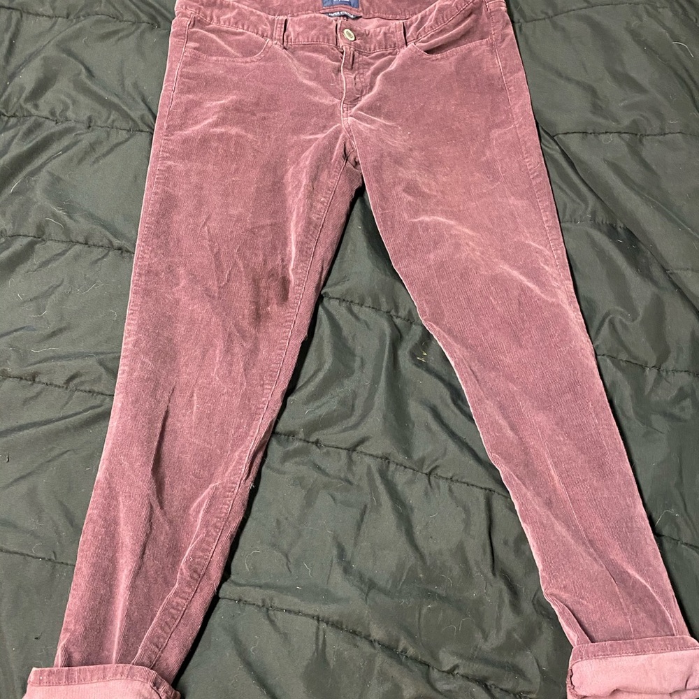 Purple jeans